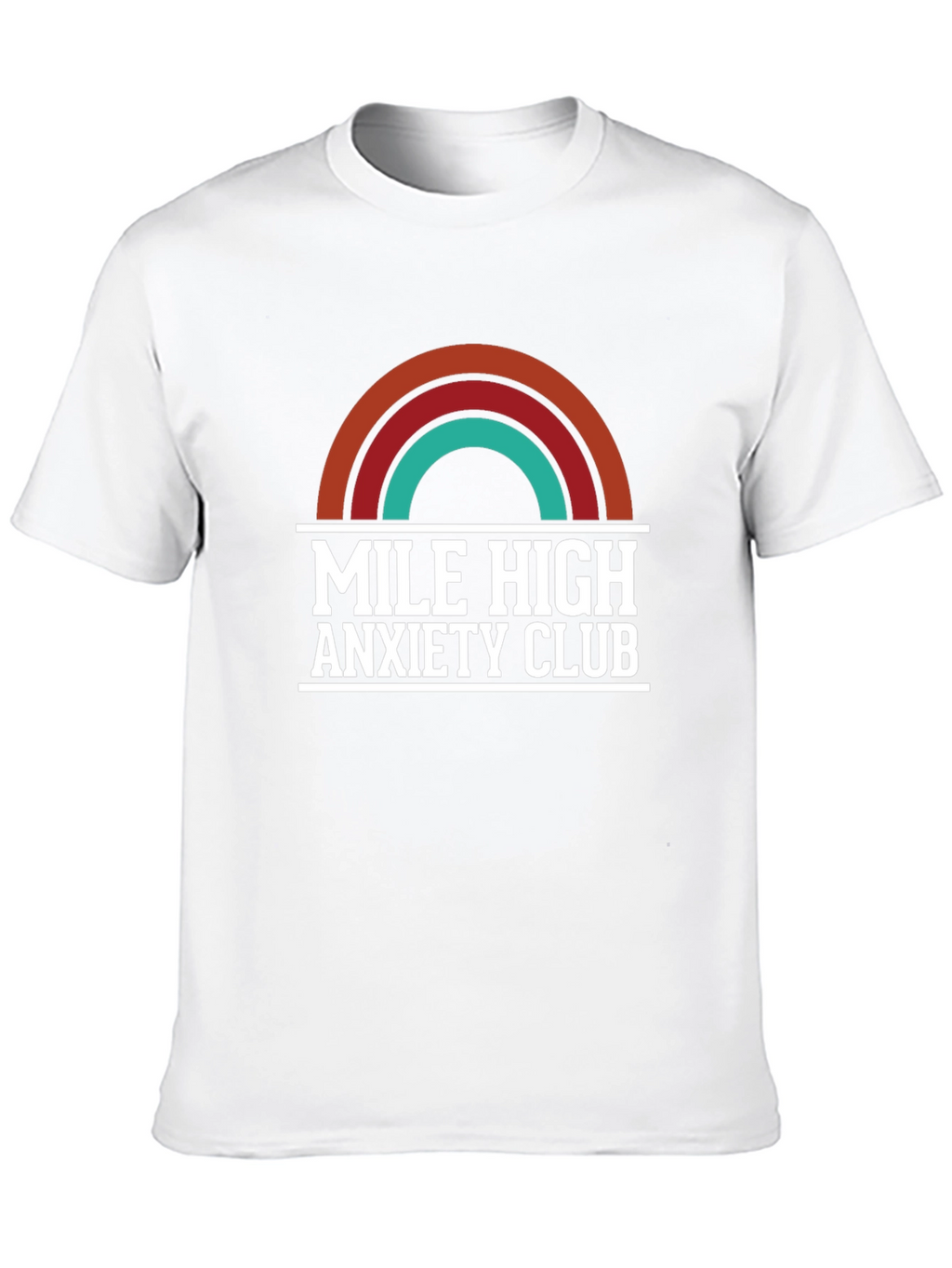 Mile High Anxiety Club T-Shirt Retro Design