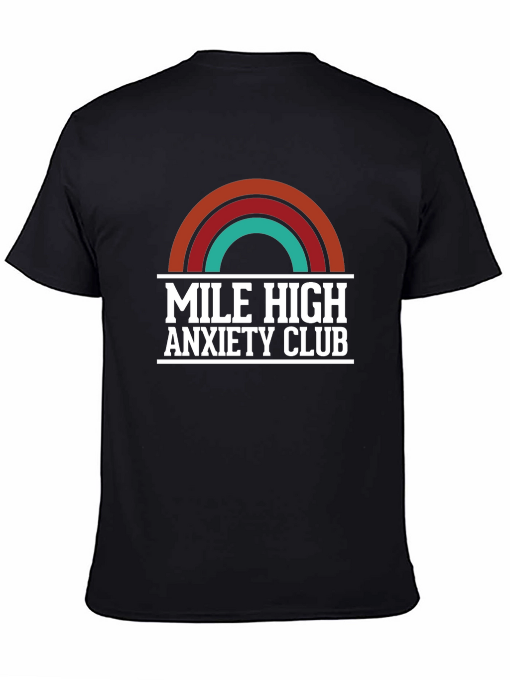 Mile High Anxiety Club T-Shirt Retro Design