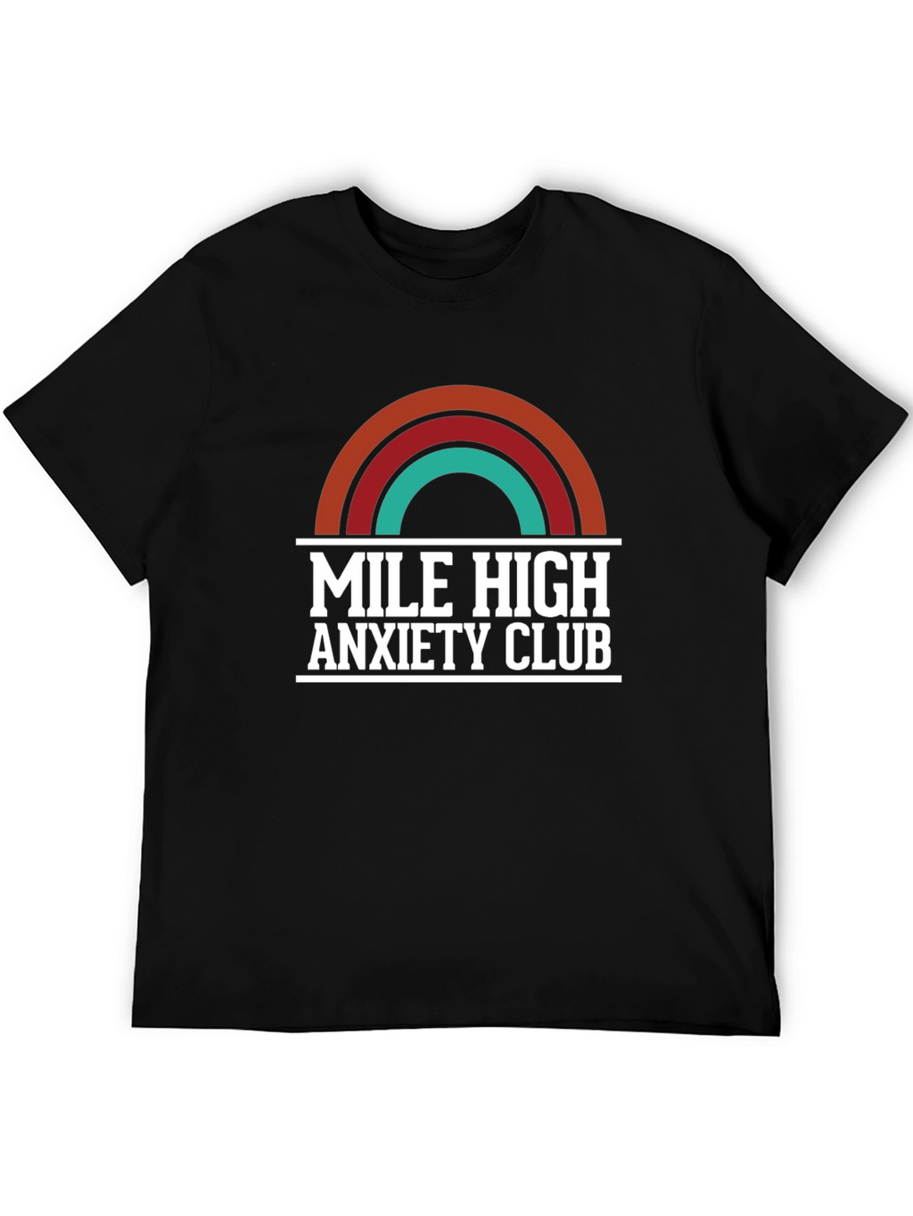 Mile High Anxiety Club T-Shirt Retro Design