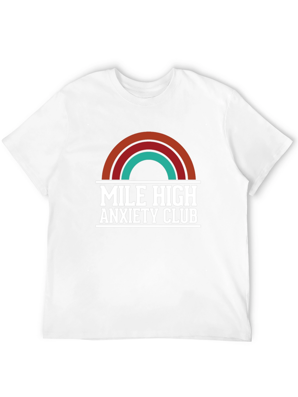 Mile High Anxiety Club T-Shirt Retro Design
