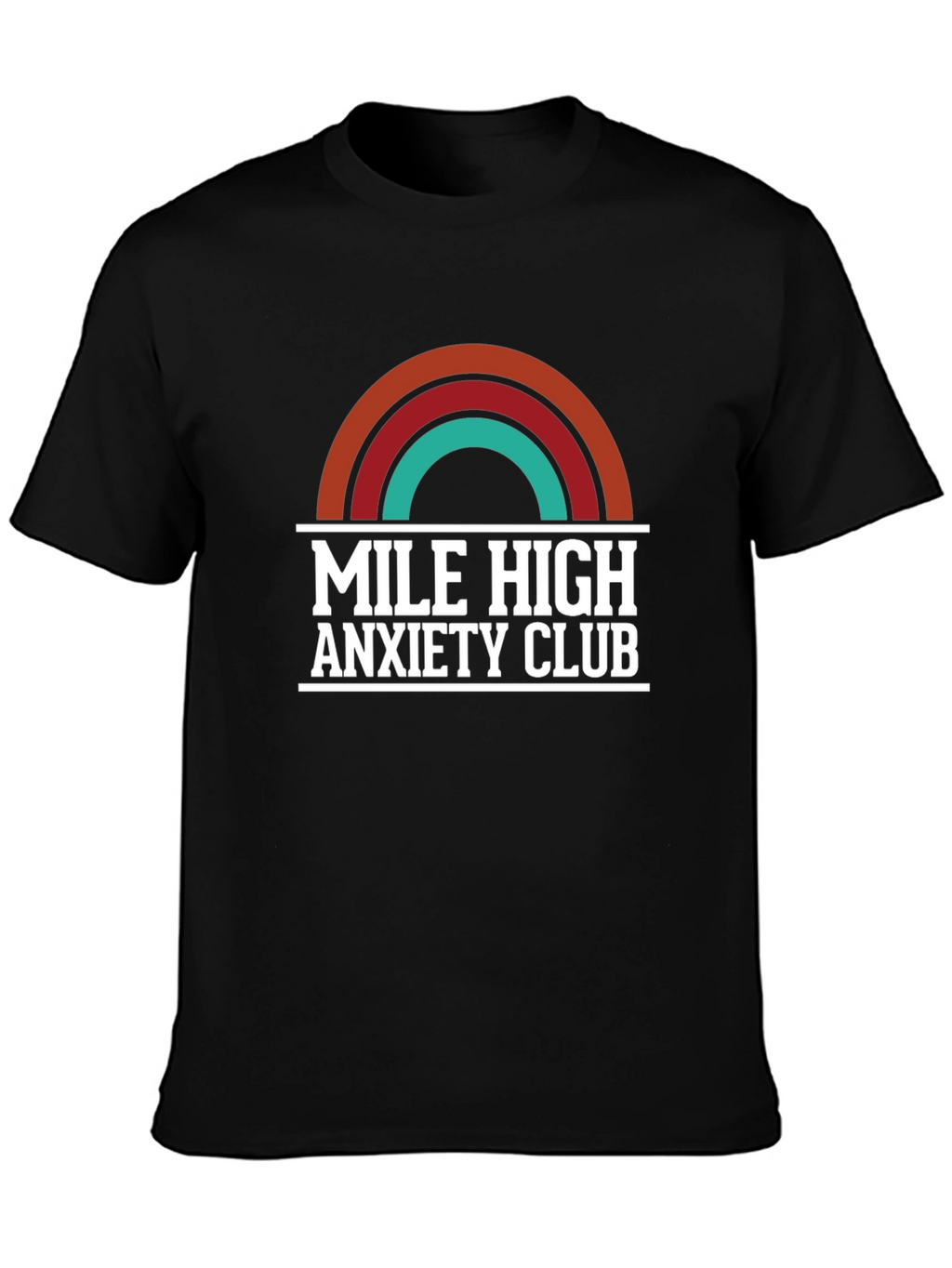 Mile High Anxiety Club T-Shirt Retro Design