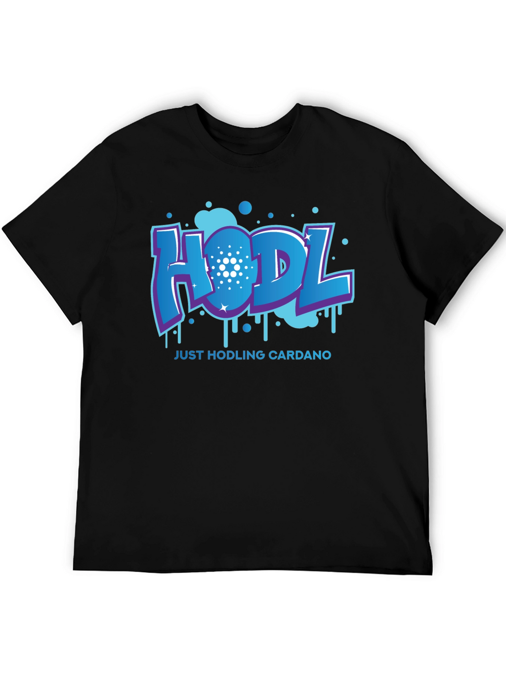 HODL Cardano Black T-Shirt