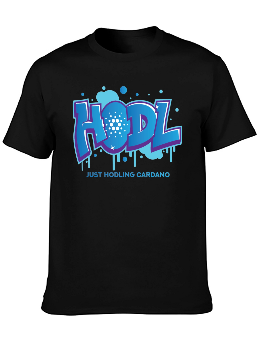 HODL Cardano Black T-Shirt