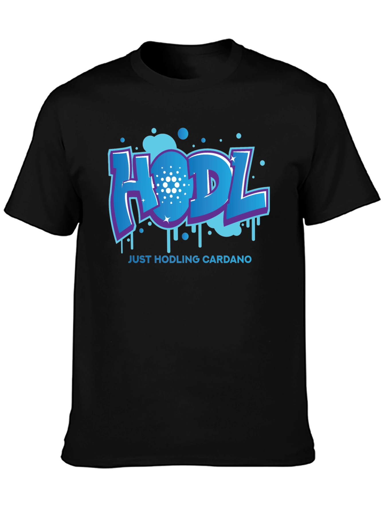 HODL Cardano Black T-Shirt