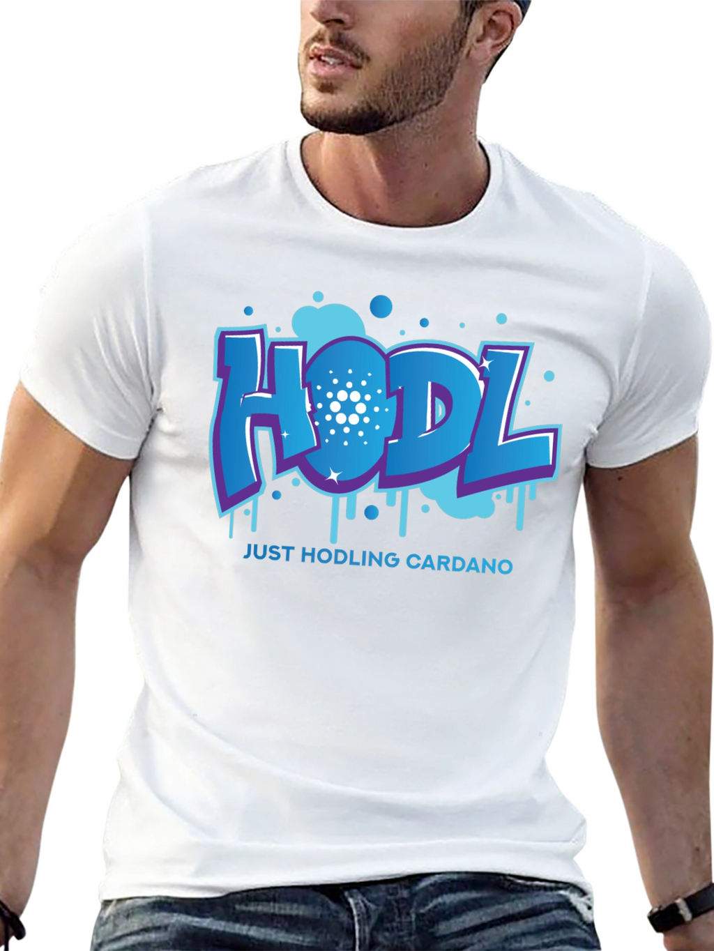 HODL Cardano Black T-Shirt