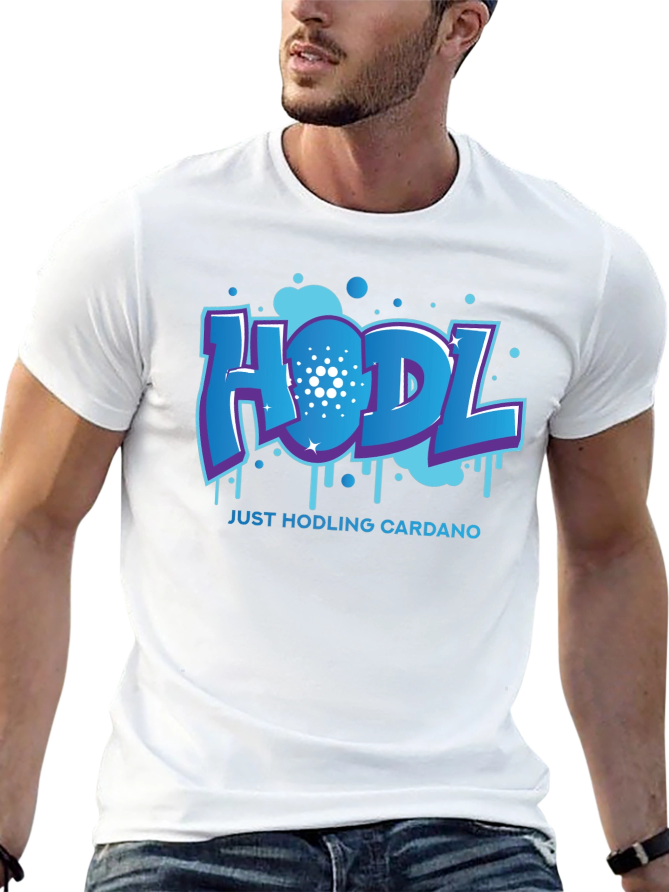 HODL Cardano Black T-Shirt