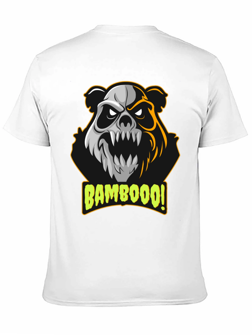 Bamboooo! Panda Graphic T-Shirt - Black