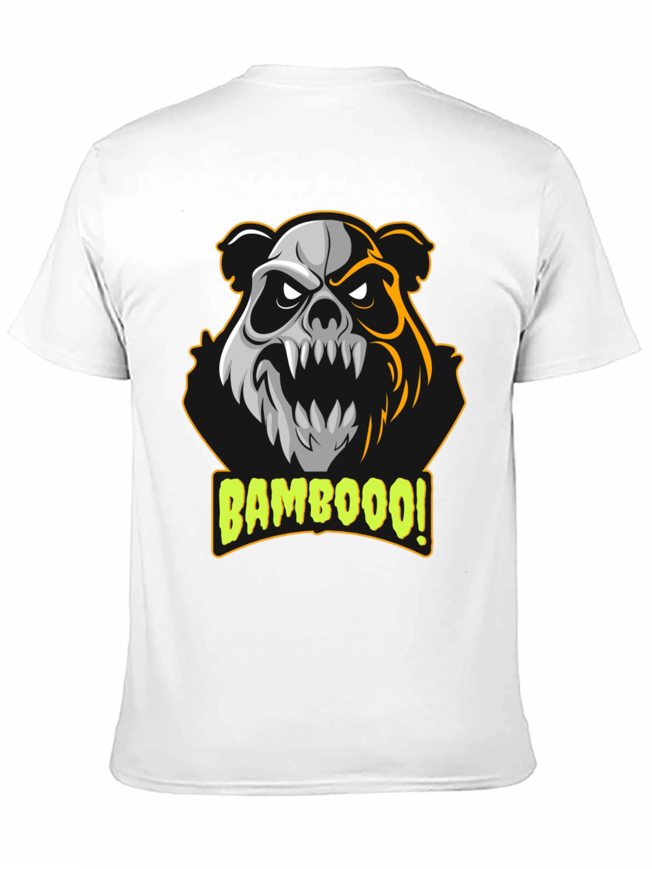 Bamboooo! Panda Graphic T-Shirt - Black