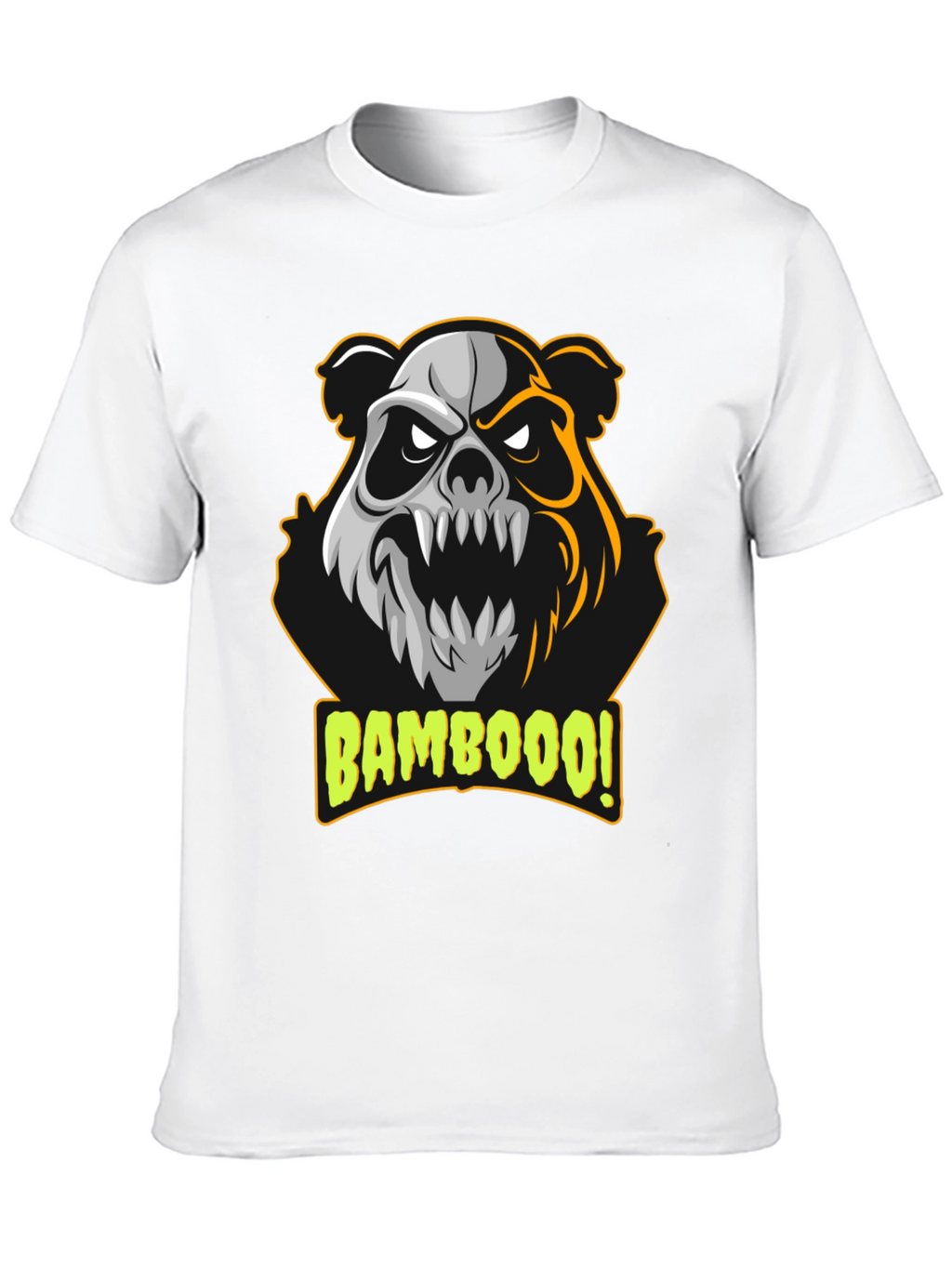 Bamboooo! Panda Graphic T-Shirt - Black