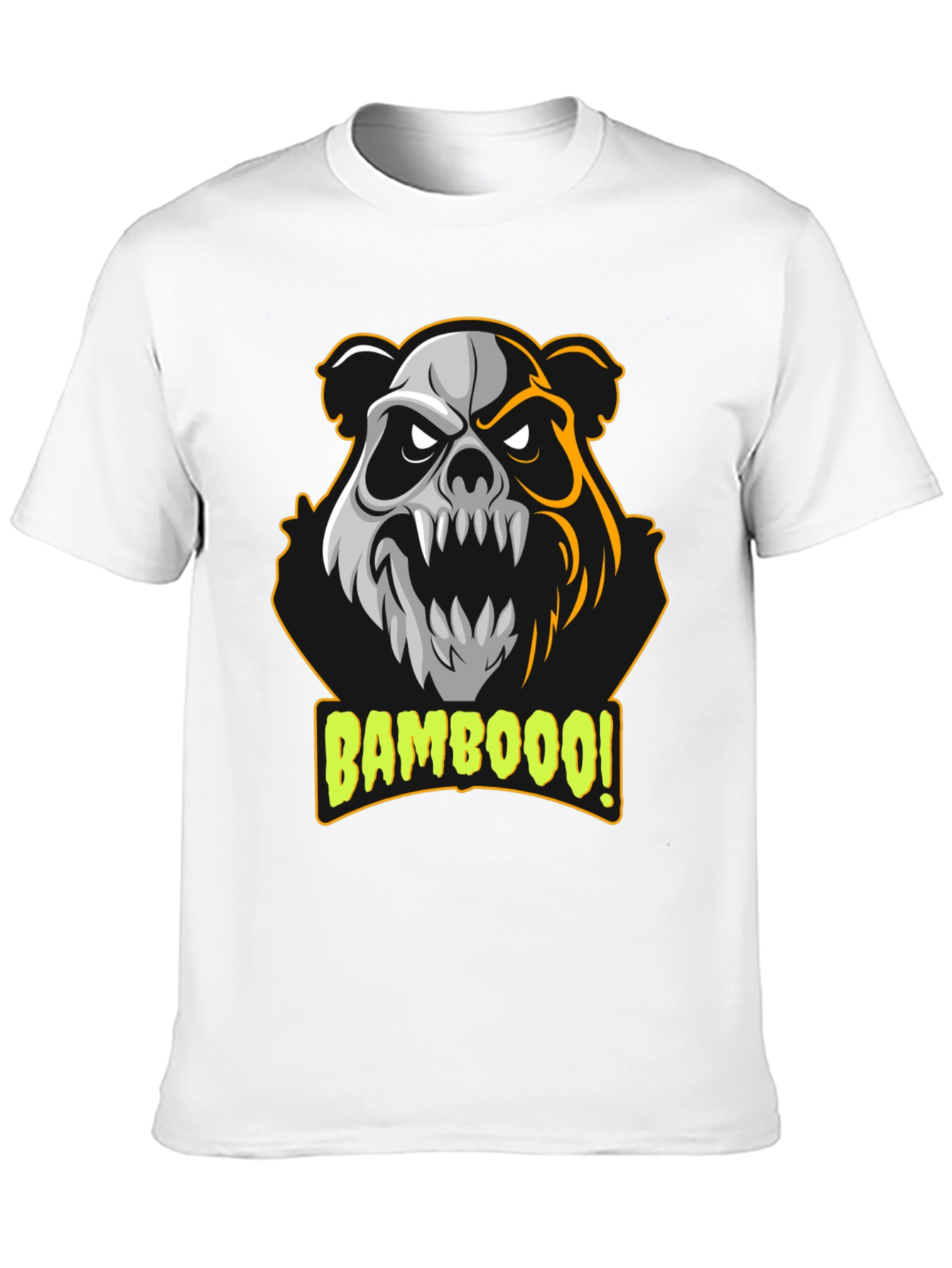 Bamboooo! Panda Graphic T-Shirt - Black