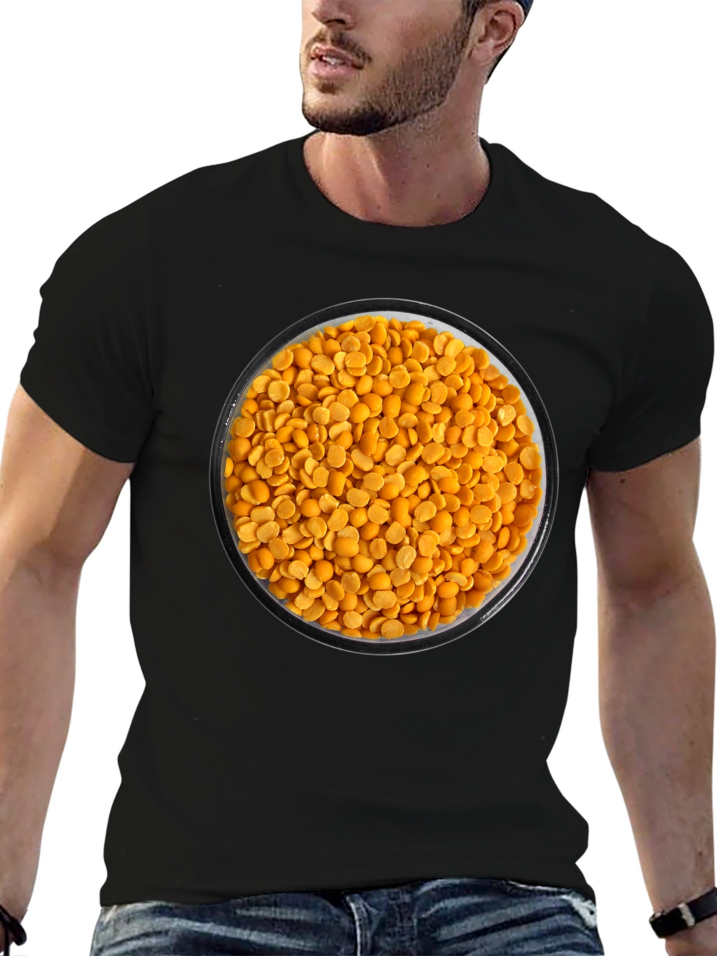 Lentil Bowl Graphic Tee - Funny Food T-Shirt