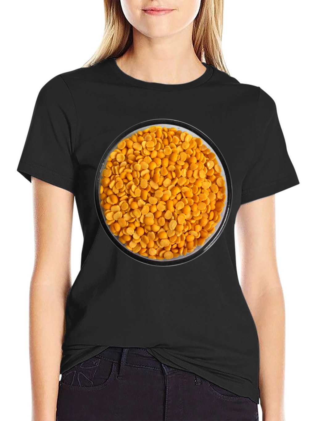 Lentil Bowl Graphic Tee - Funny Food T-Shirt