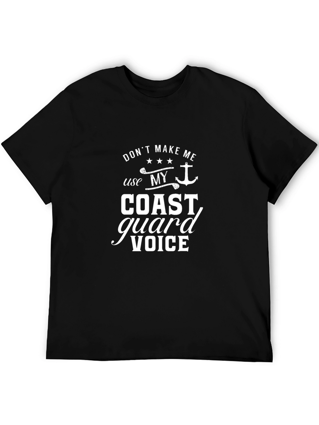 Coast Guard Voice Graphic Tee - Black T-Shirt