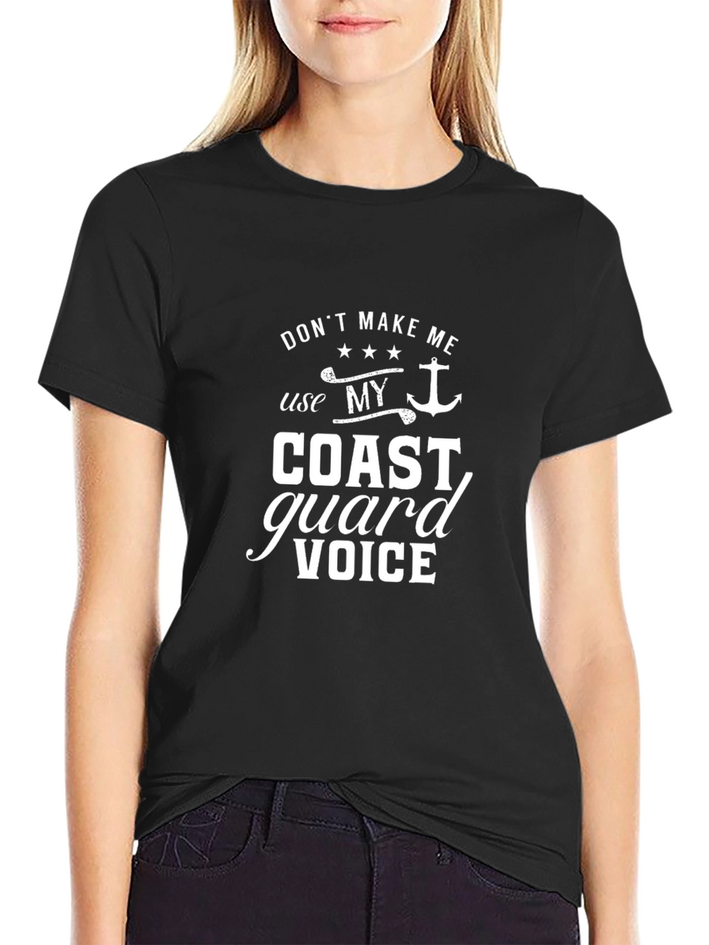 Coast Guard Voice Graphic Tee - Black T-Shirt