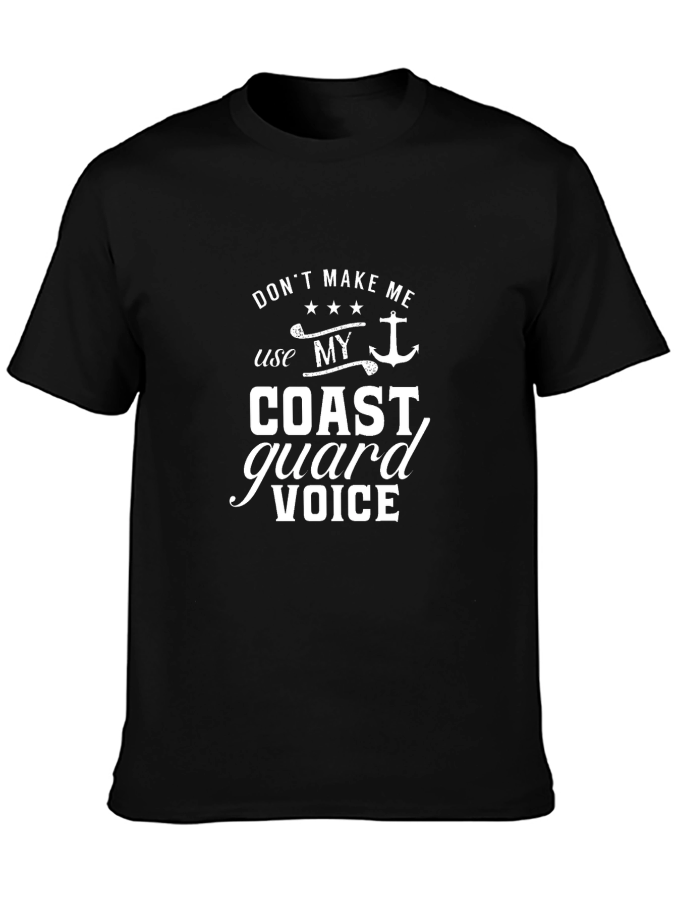 Coast Guard Voice Graphic Tee - Black T-Shirt