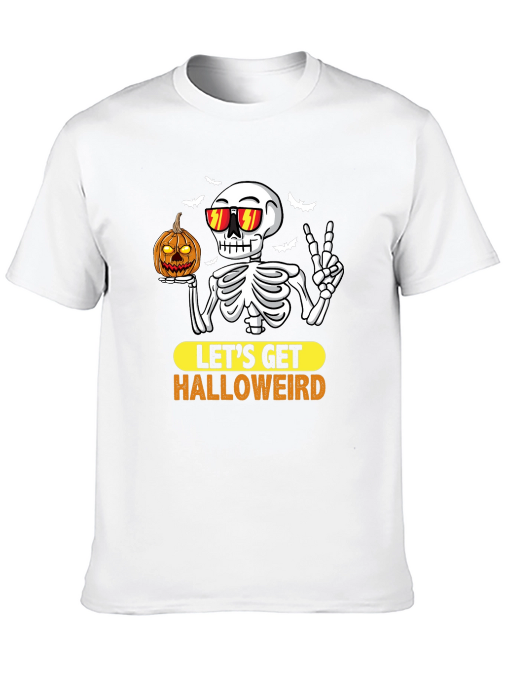 Halloweird Skeleton Graphic T-Shirt