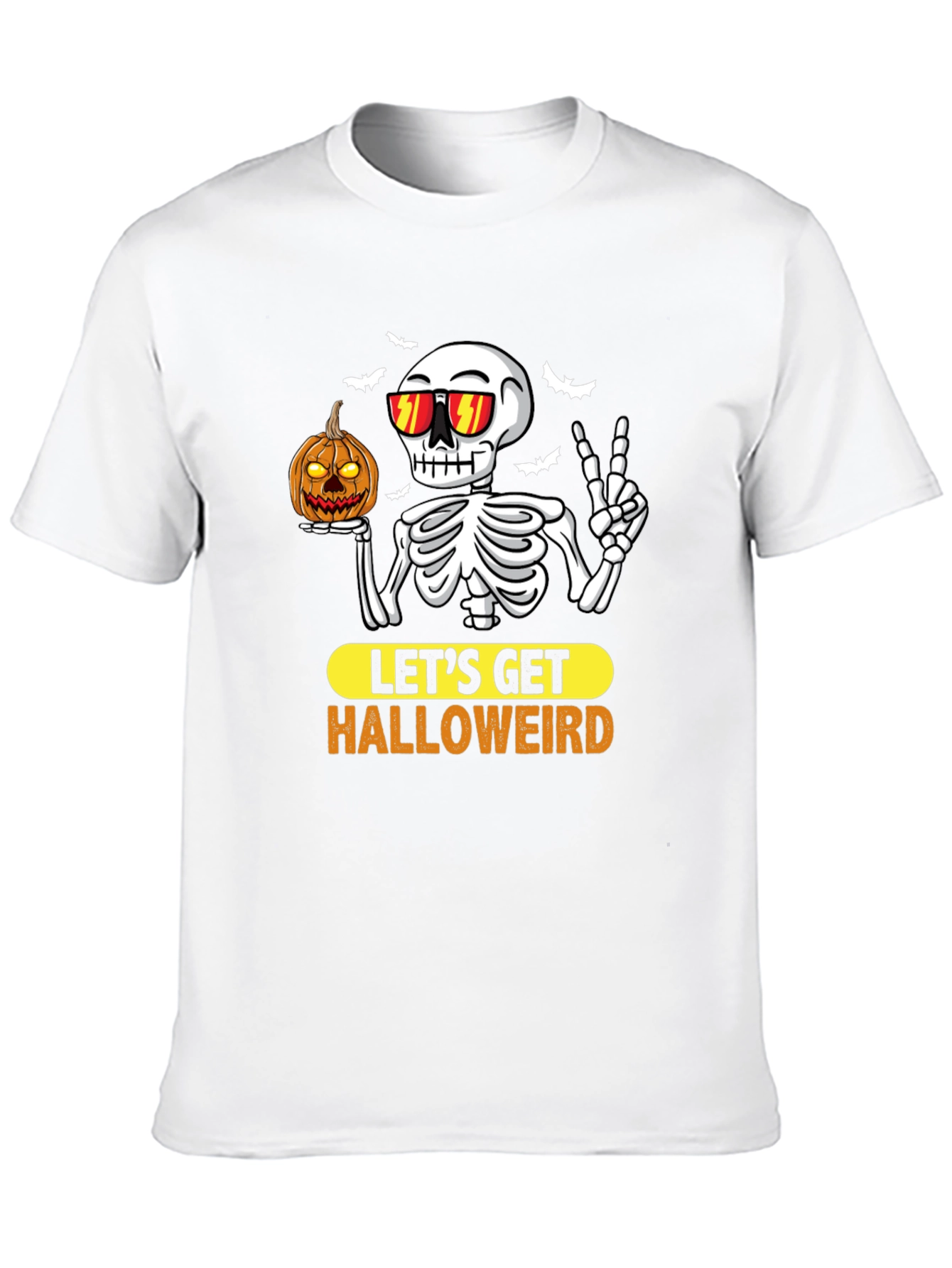 Halloweird Skeleton Graphic T-Shirt