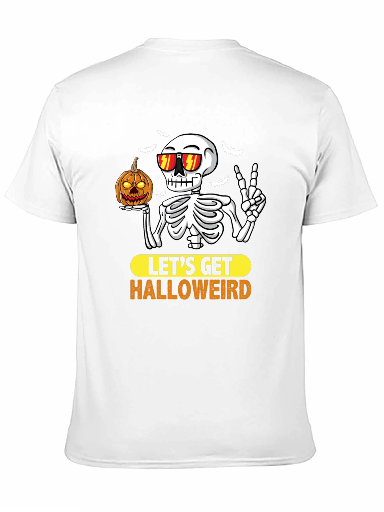 Halloweird Skeleton Graphic T-Shirt