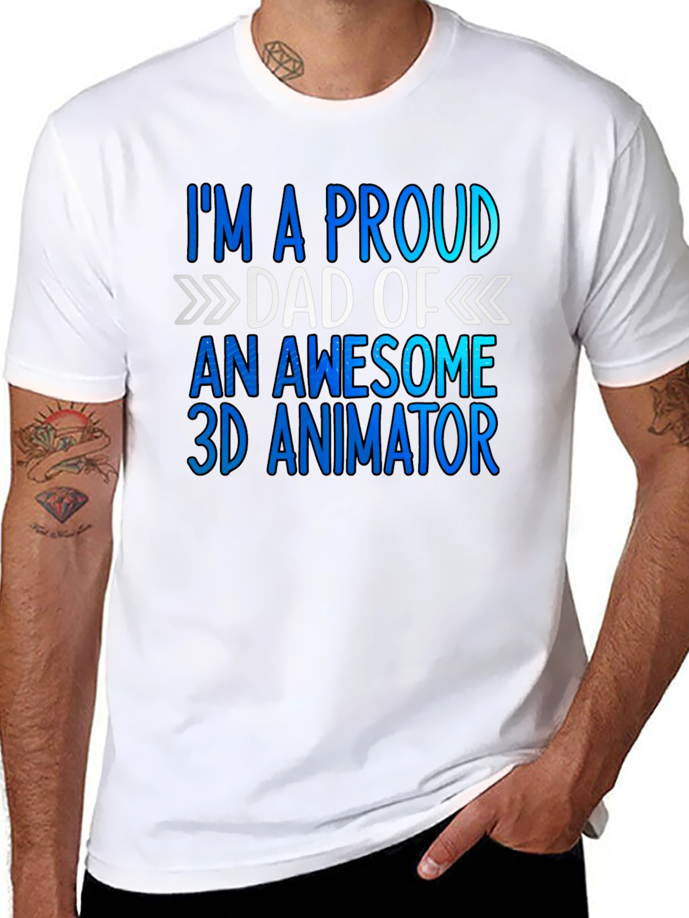 Proud Dad of a 3D Animator T-Shirt