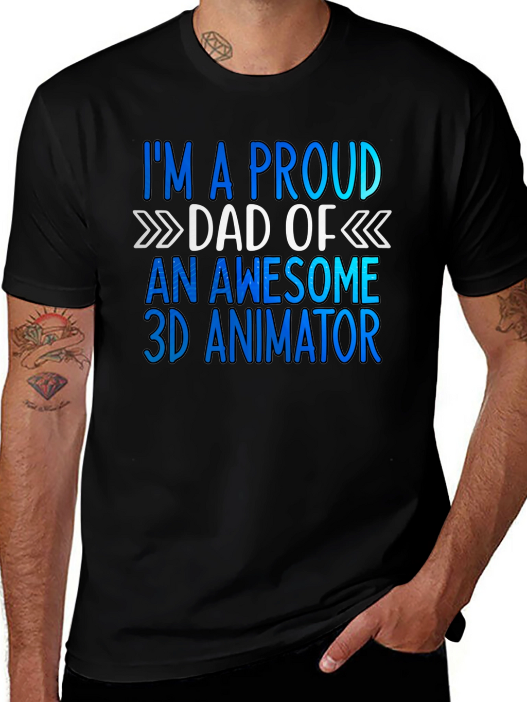 Proud Dad of a 3D Animator T-Shirt