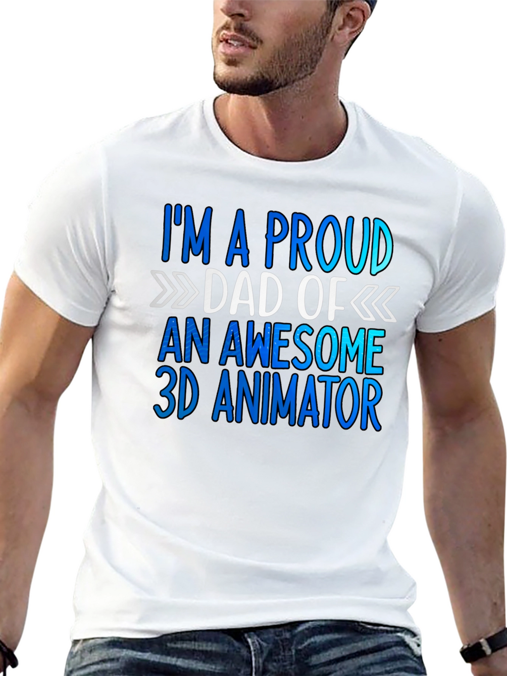 Proud Dad of a 3D Animator T-Shirt
