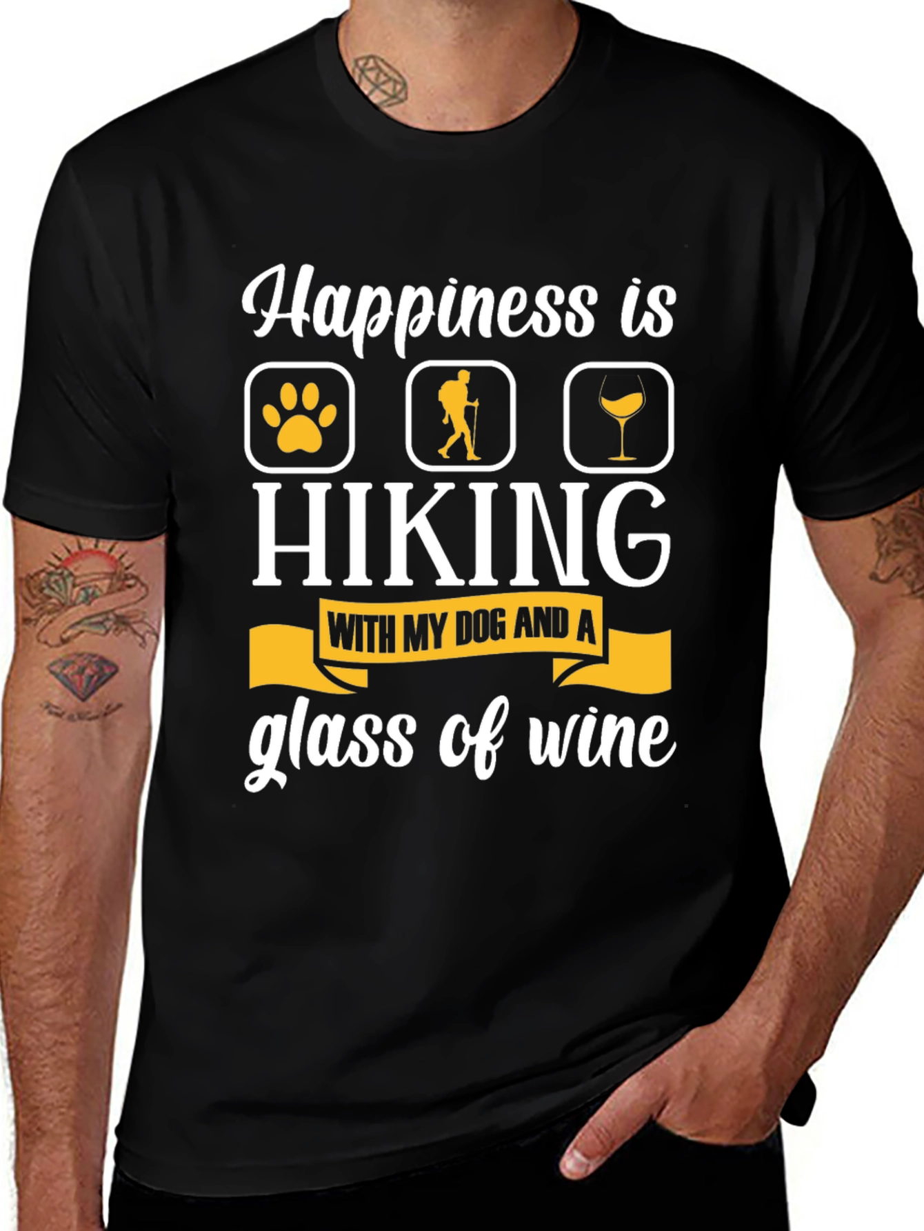 Happiness is Hiking T-Shirt
