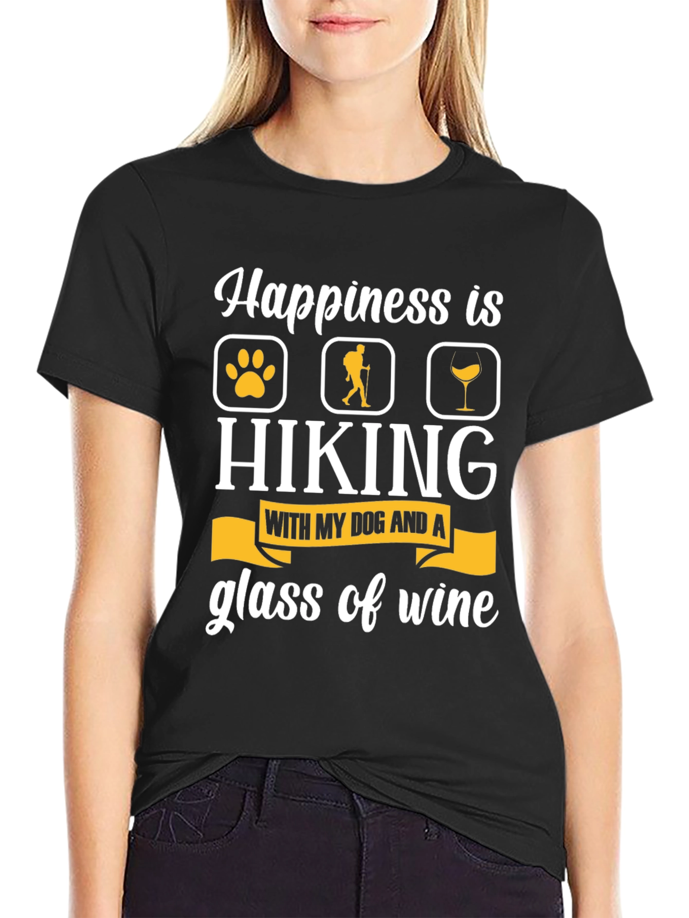Happiness is Hiking T-Shirt