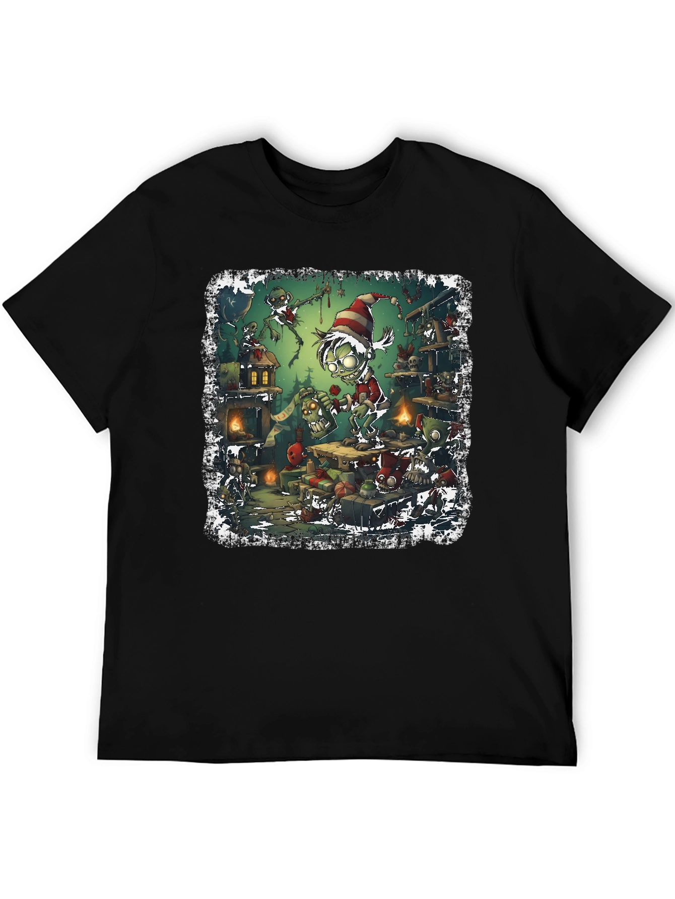 Zombie Elf Christmas T-Shirt