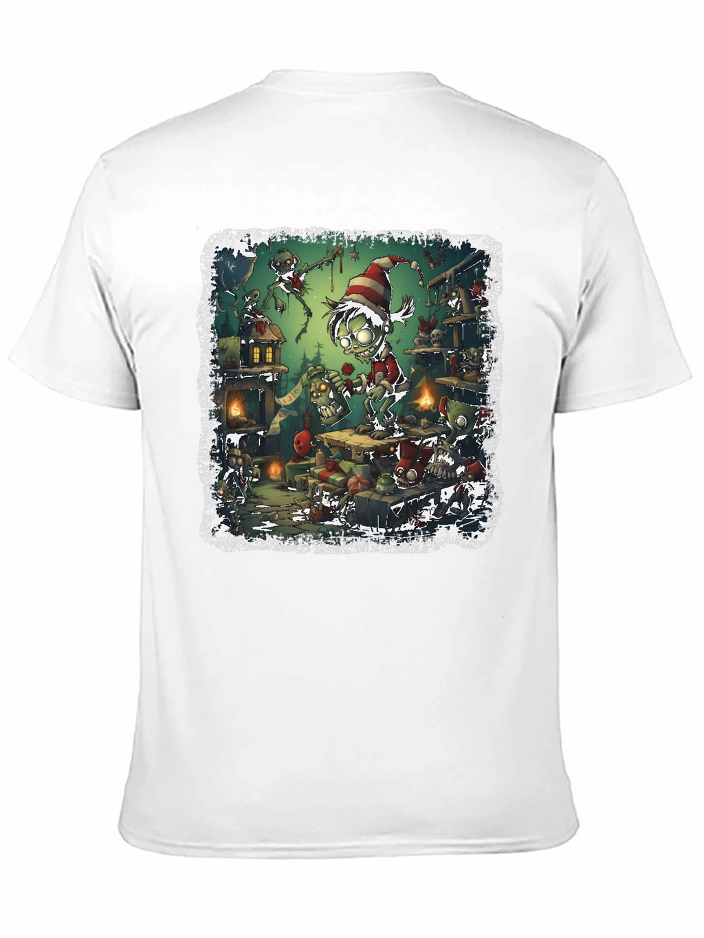Zombie Elf Christmas T-Shirt