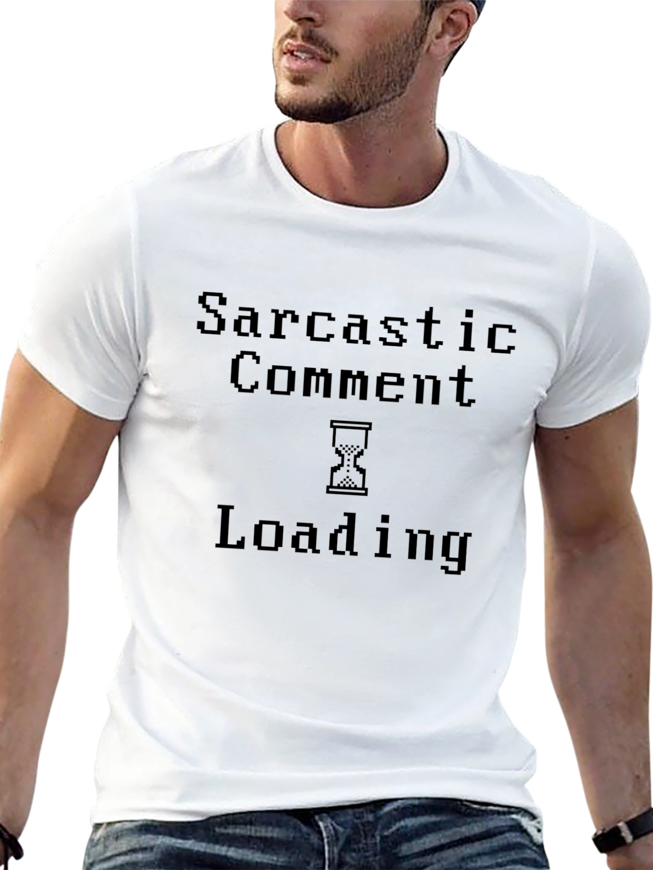 Sarcastic Comment Loading T-Shirt - Funny Novelty Tee