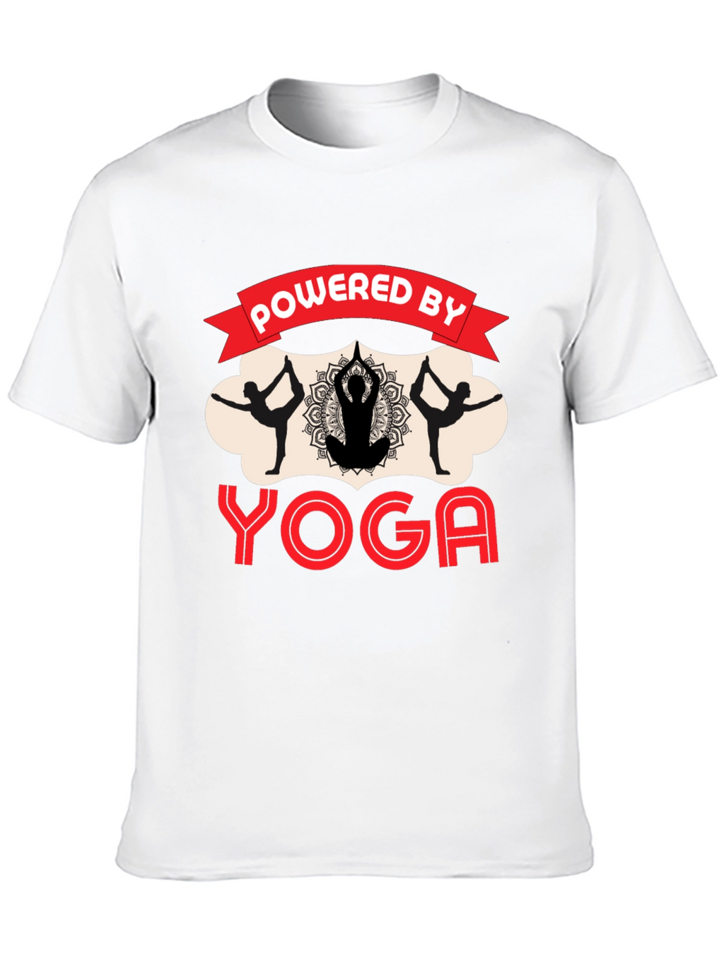 Powered by Yoga Black T-Shirt