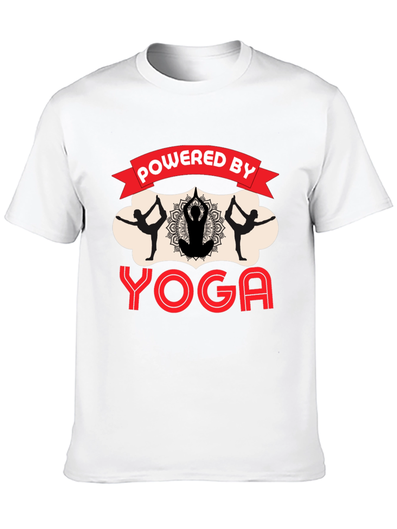 Powered by Yoga Black T-Shirt