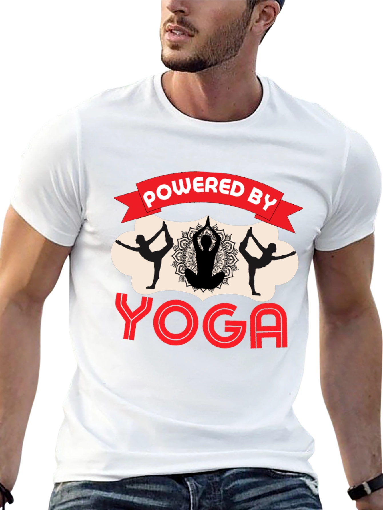 Powered by Yoga Black T-Shirt