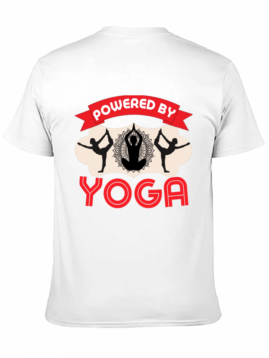 Powered by Yoga Black T-Shirt