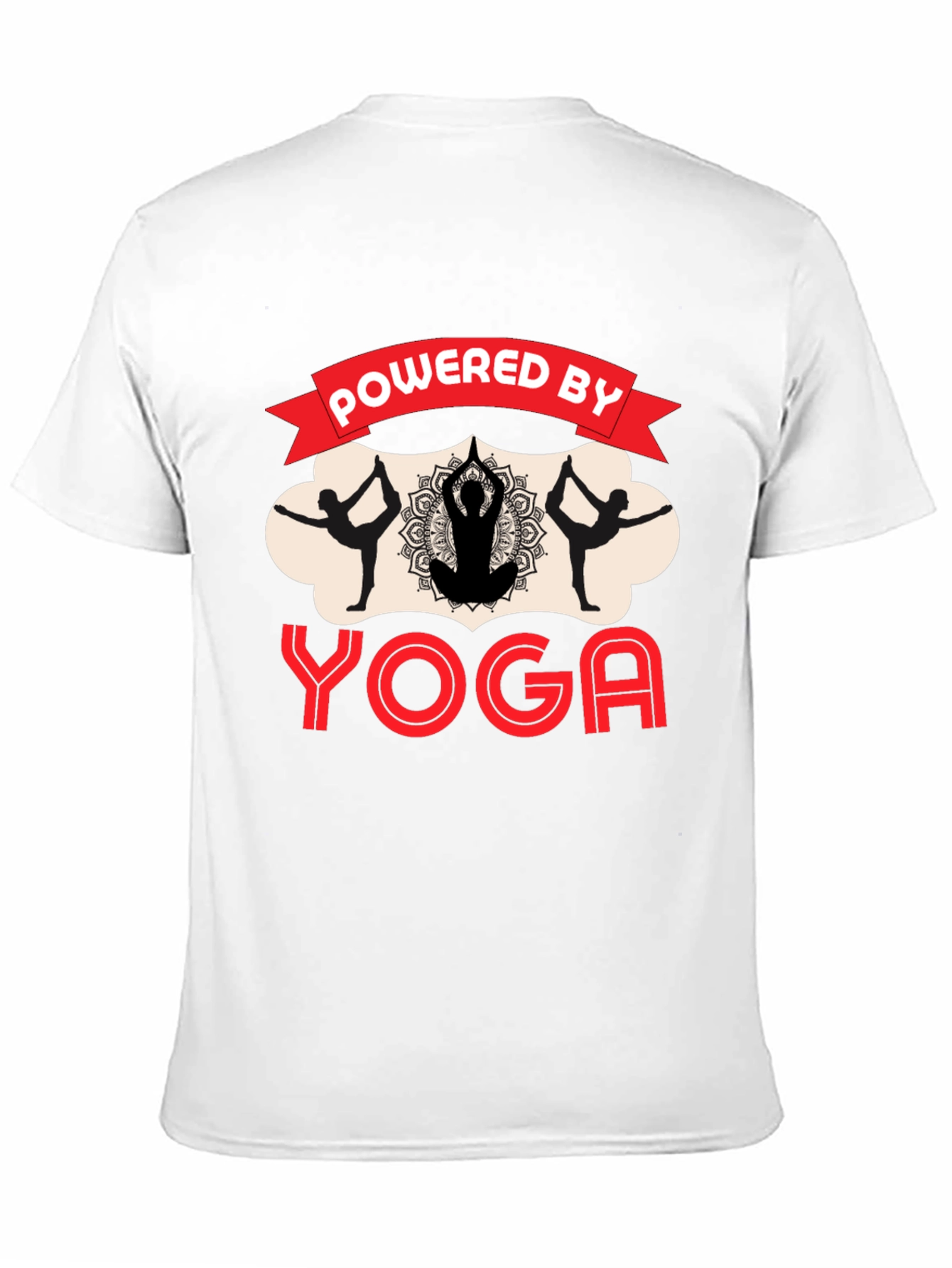 Powered by Yoga Black T-Shirt