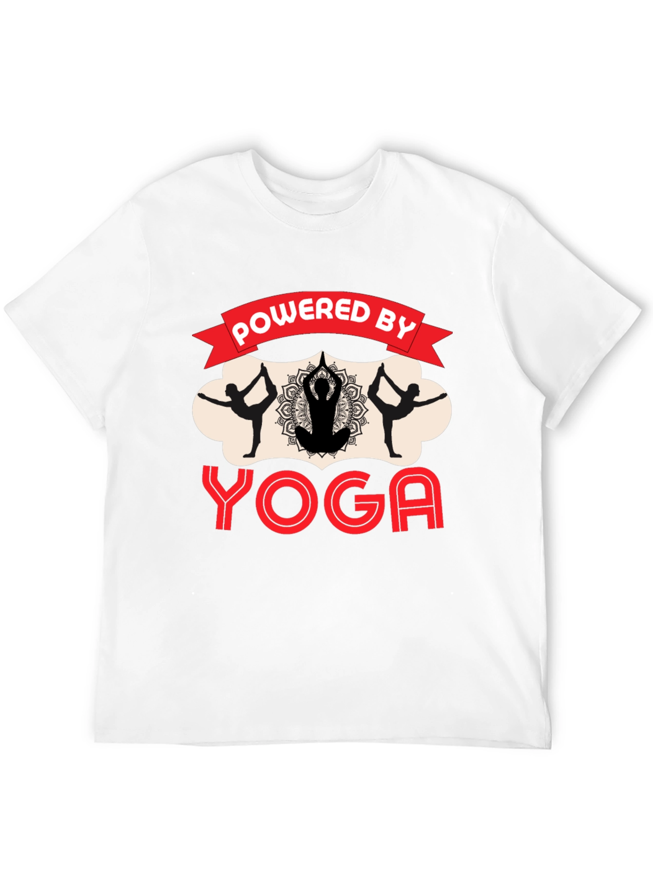 Powered by Yoga Black T-Shirt