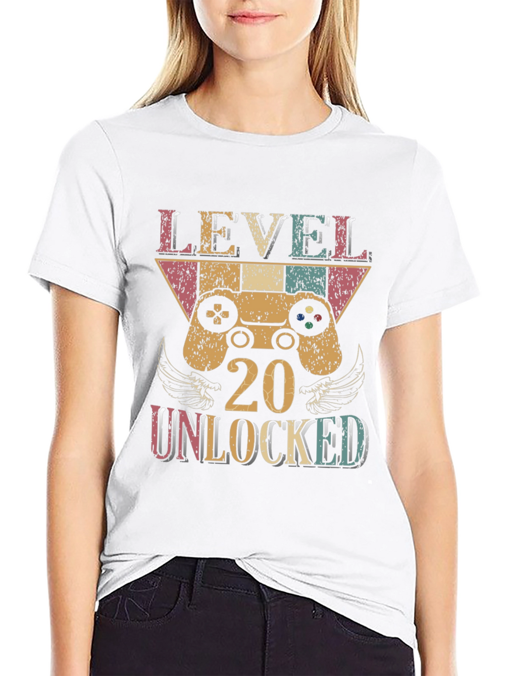 Level 20 Unlocked Gamer T-Shirt - Birthday Gift