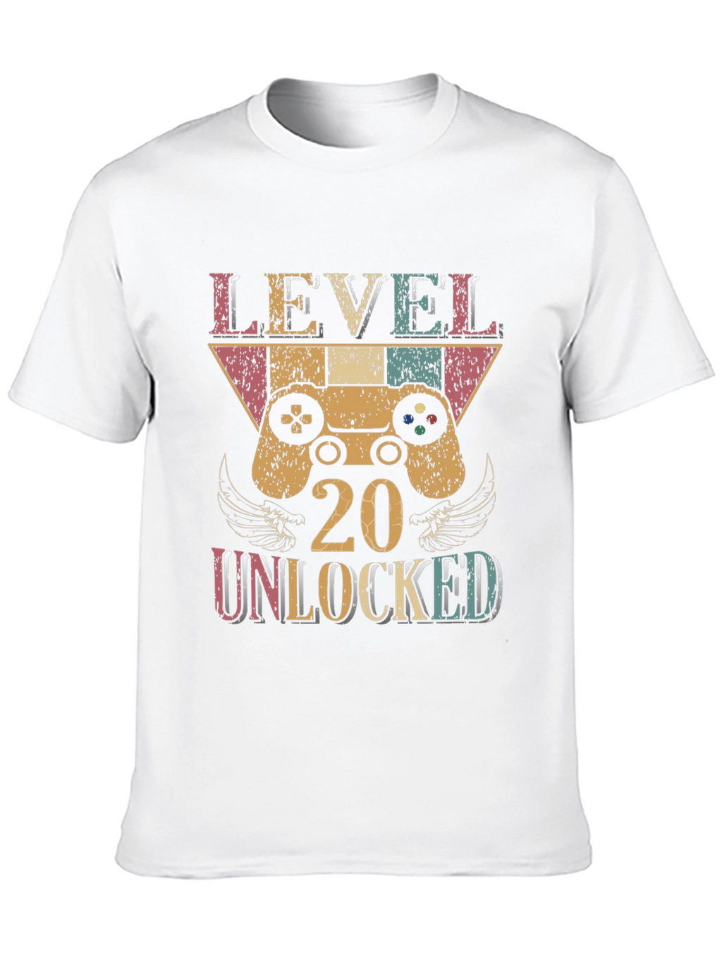 Level 20 Unlocked Gamer T-Shirt - Birthday Gift