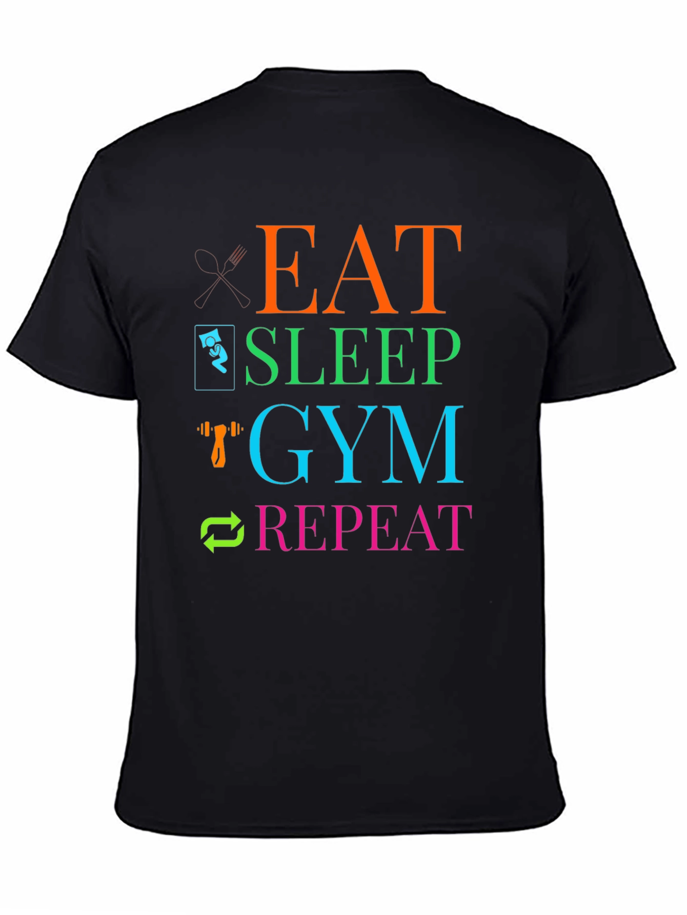 Eat Sleep Gym Repeat T-Shirt