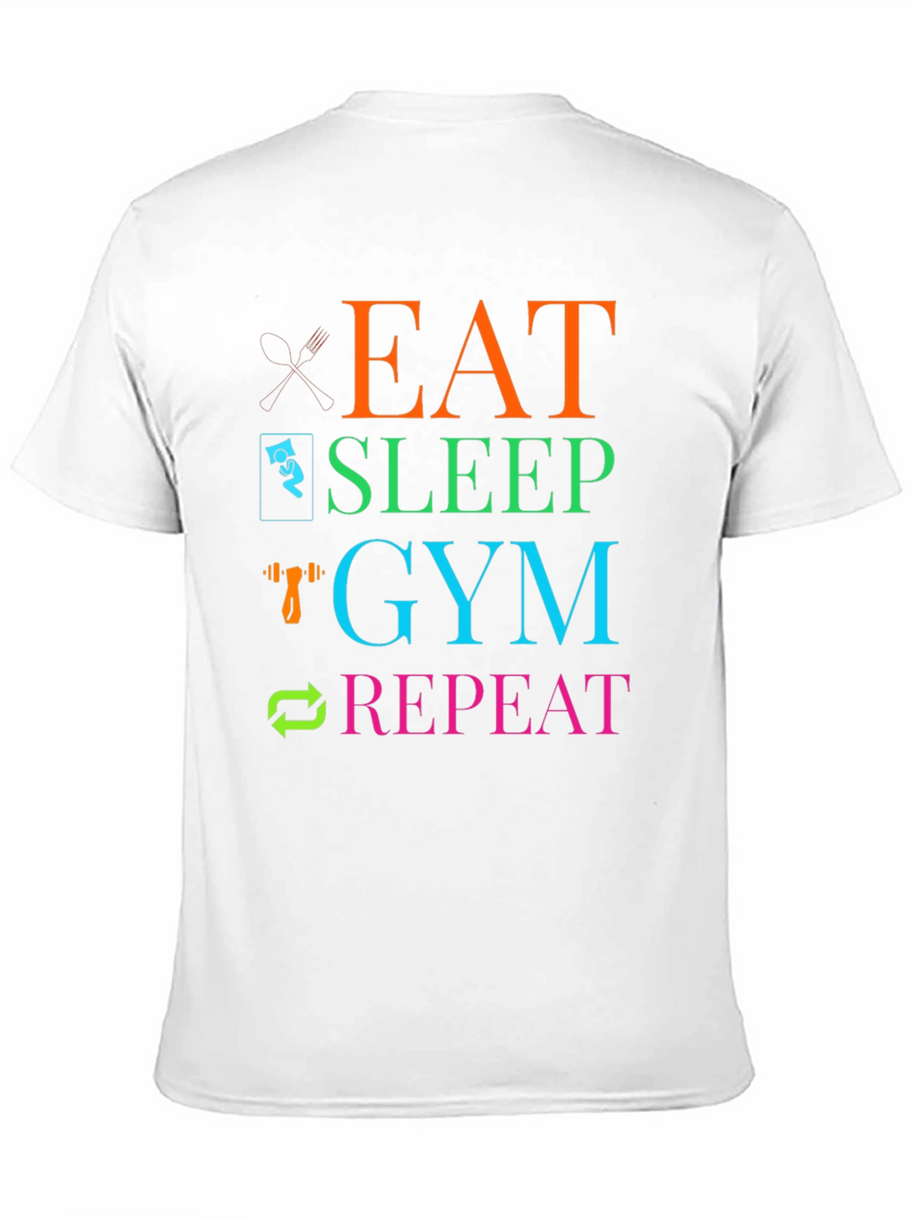 Eat Sleep Gym Repeat T-Shirt