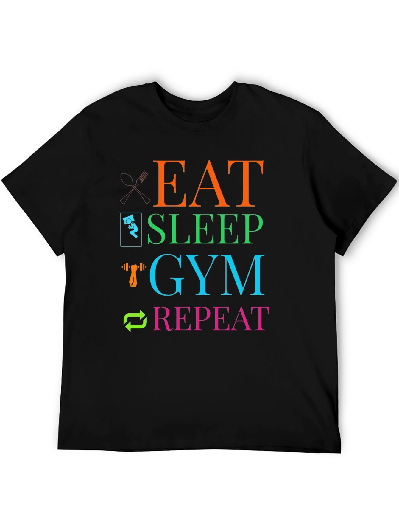 Eat Sleep Gym Repeat T-Shirt