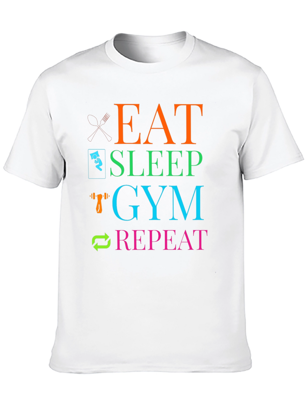 Eat Sleep Gym Repeat T-Shirt