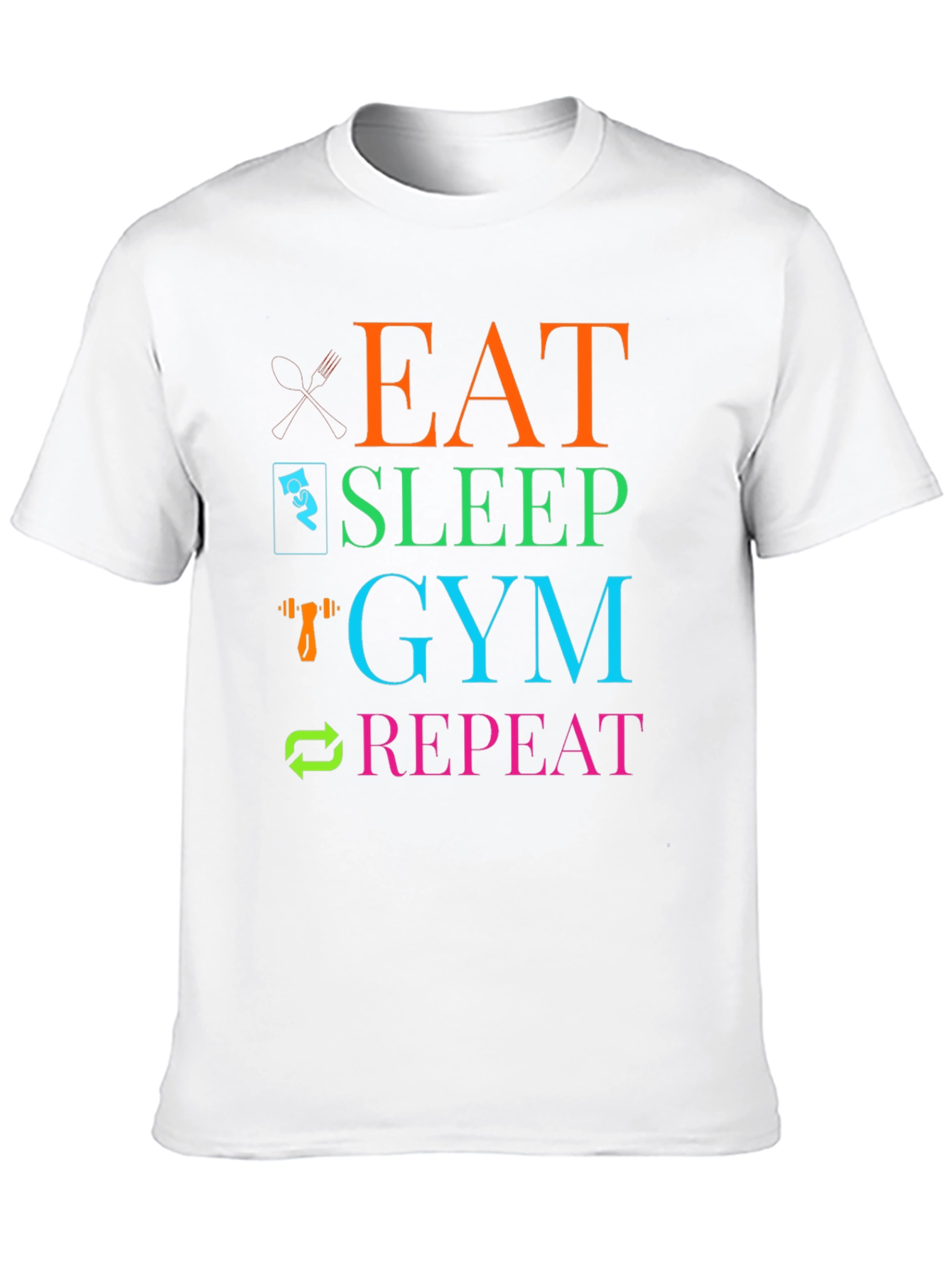 Eat Sleep Gym Repeat T-Shirt