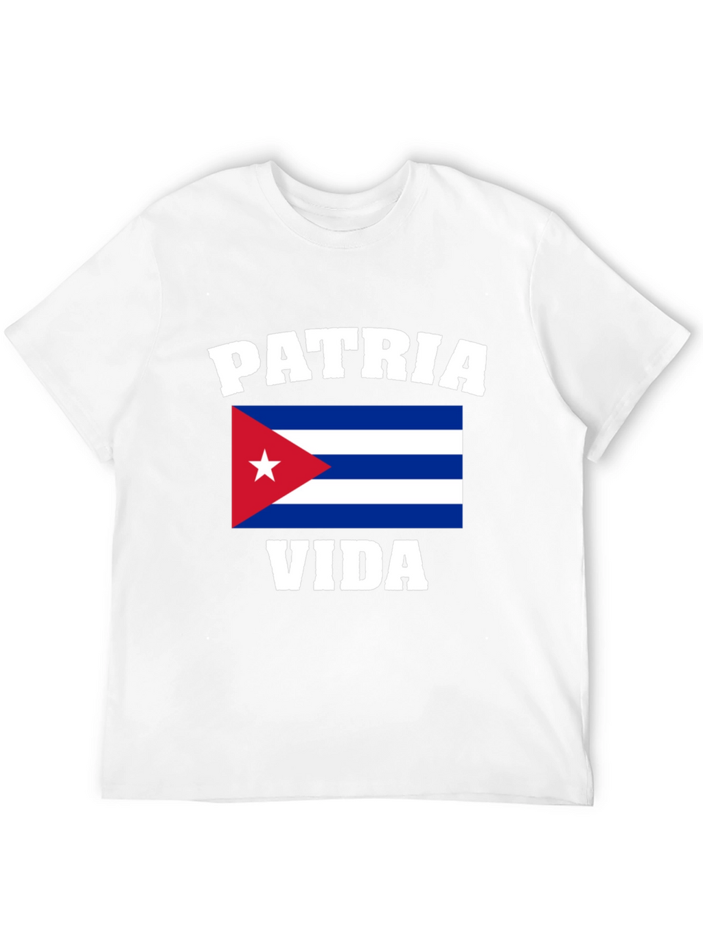 Patria y Vida Cuba Flag Graphic T-Shirt