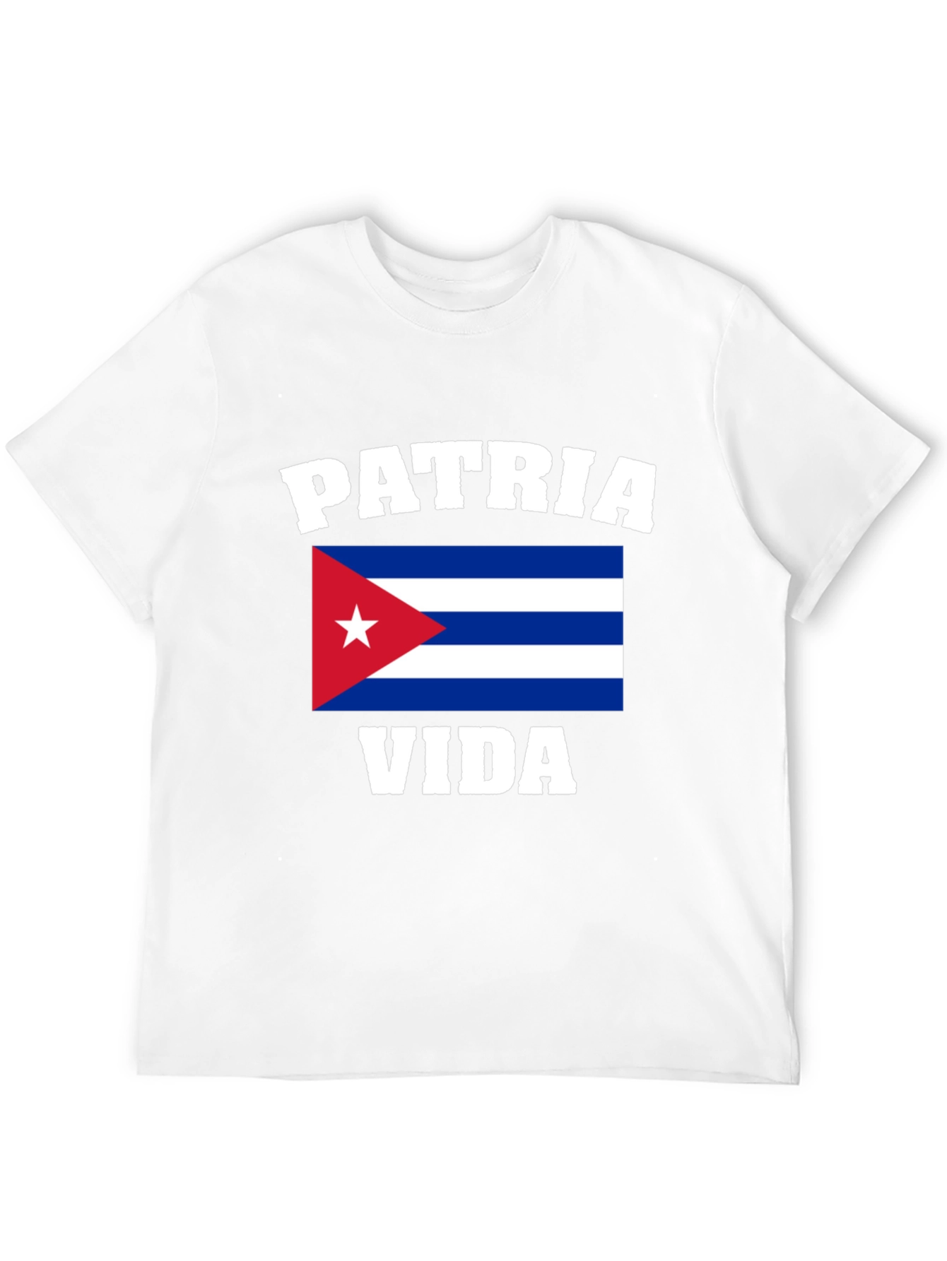 Patria y Vida Cuba Flag Graphic T-Shirt