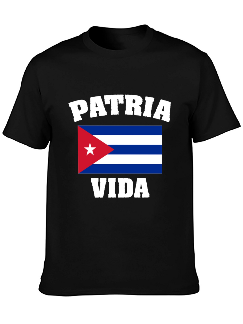 Patria y Vida Cuba Flag Graphic T-Shirt