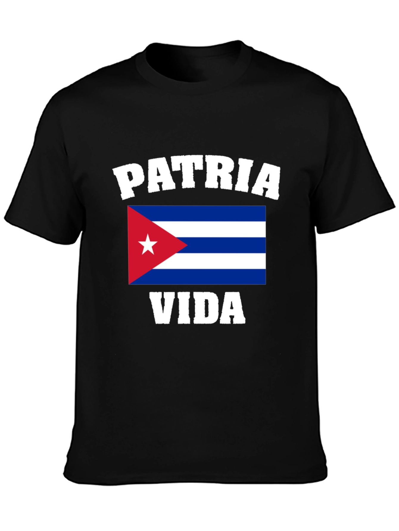 Patria y Vida Cuba Flag Graphic T-Shirt