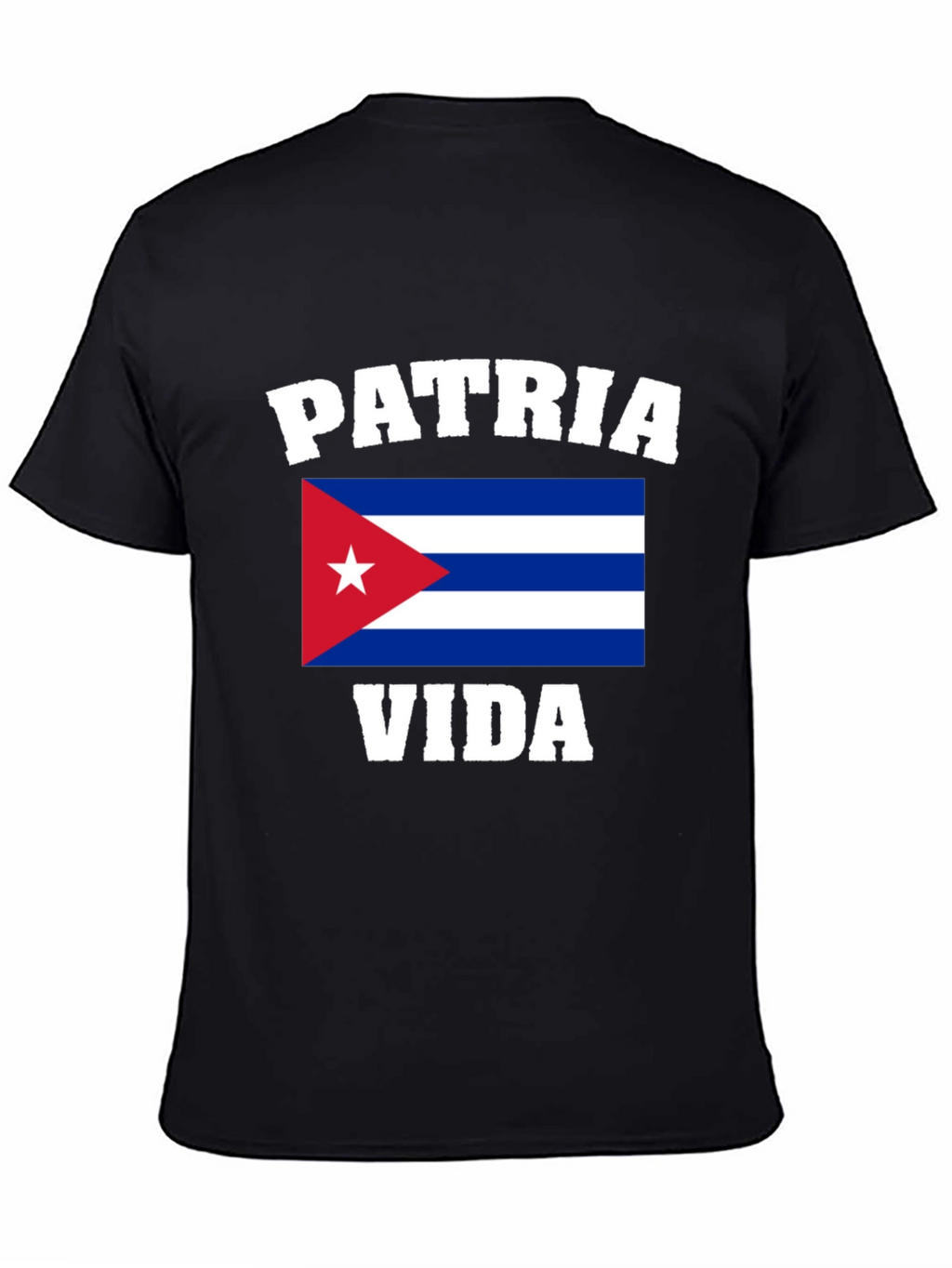 Patria y Vida Cuba Flag Graphic T-Shirt