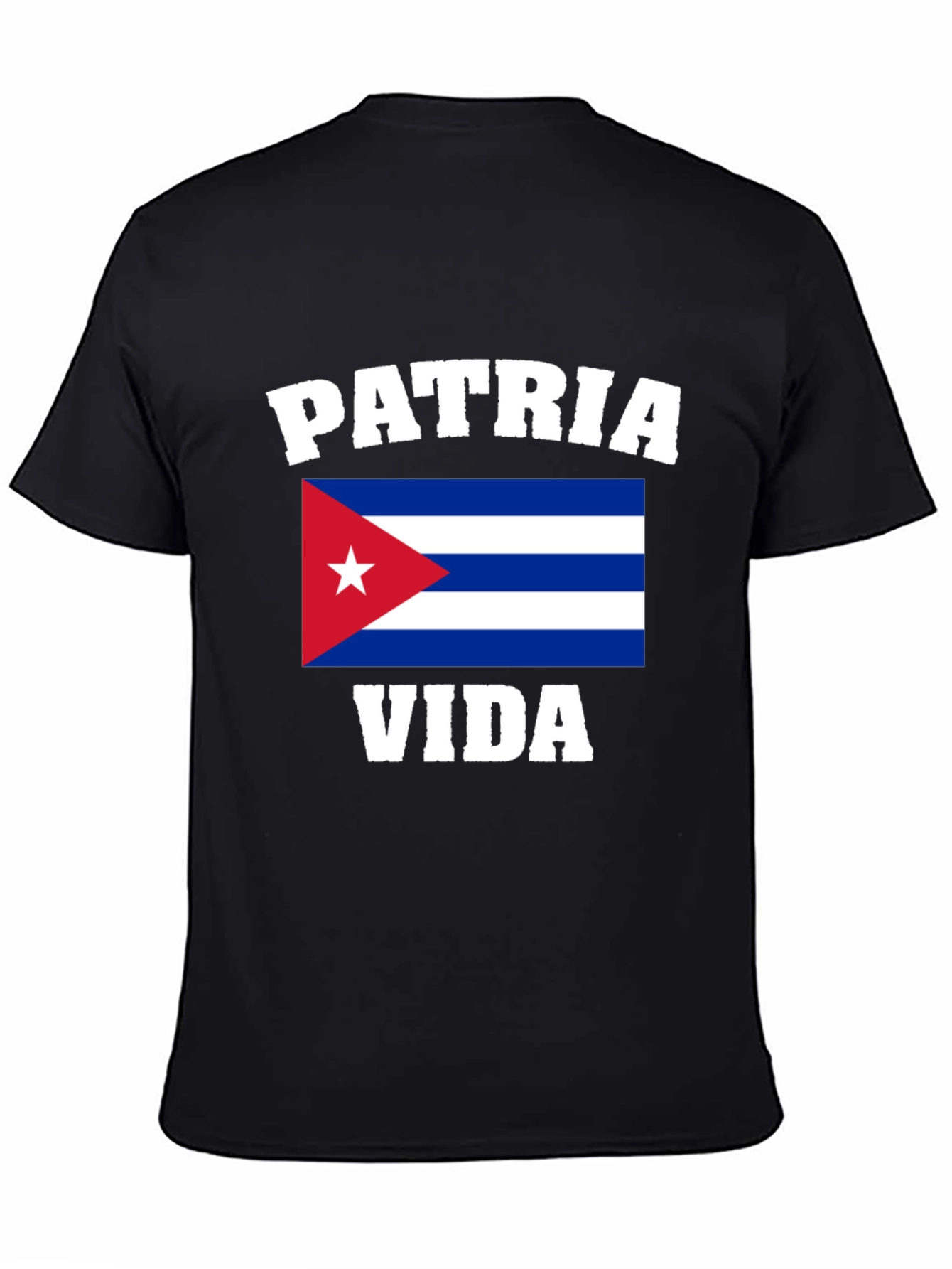 Patria y Vida Cuba Flag Graphic T-Shirt