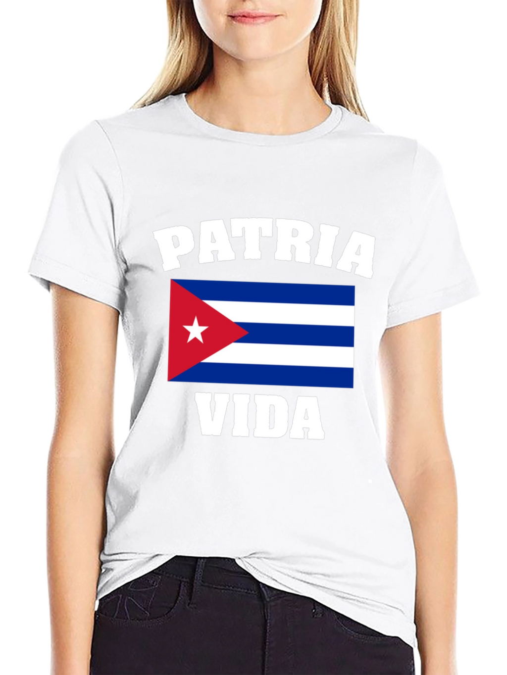 Patria y Vida Cuba Flag Graphic T-Shirt